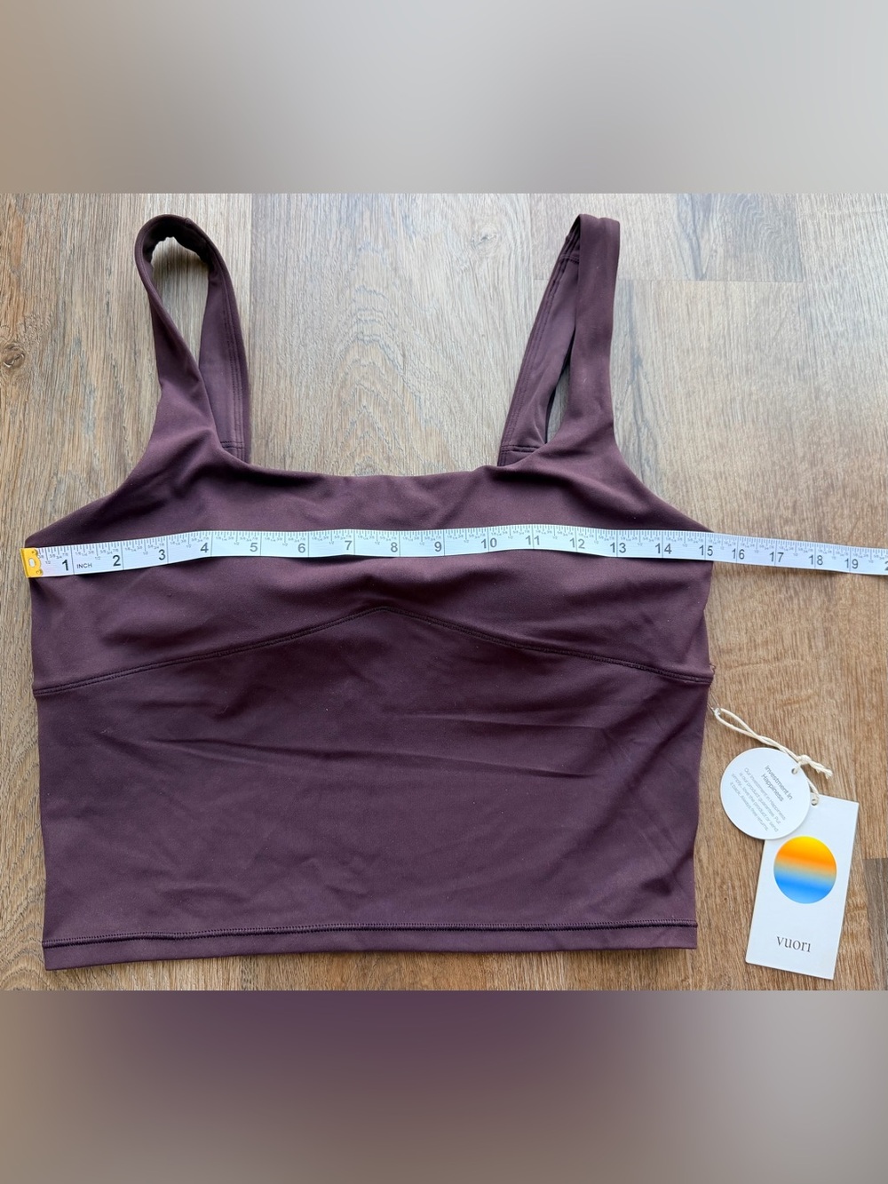 🆕 VUORI | AllTheForm Support Tank | Raisin | Built In Bra - Picture 9 of 10